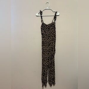 ASOS Black and Yellow Floral Jumpsuit